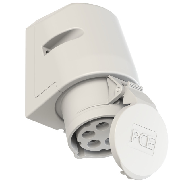CEE-wall mounted socket 16A 5p 1h IP44