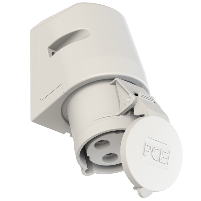 CEE-wall mounted socket 32A 3p 1h IP44