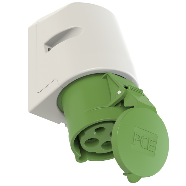 CEE-wall mounted socket 32A 4p 10h IP44