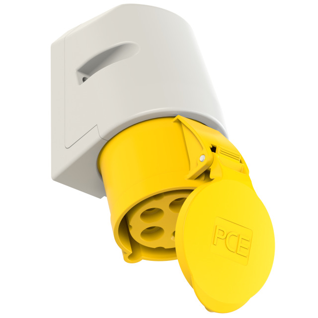 CEE-wall mounted socket 32A 5p 4h IP44