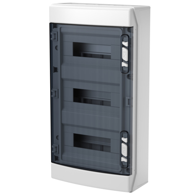 Enclosure T-BOX 3x12 units window IP65