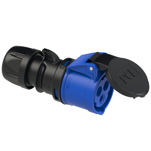 CEE-connector 20A 2P3W 6h IP44 UL