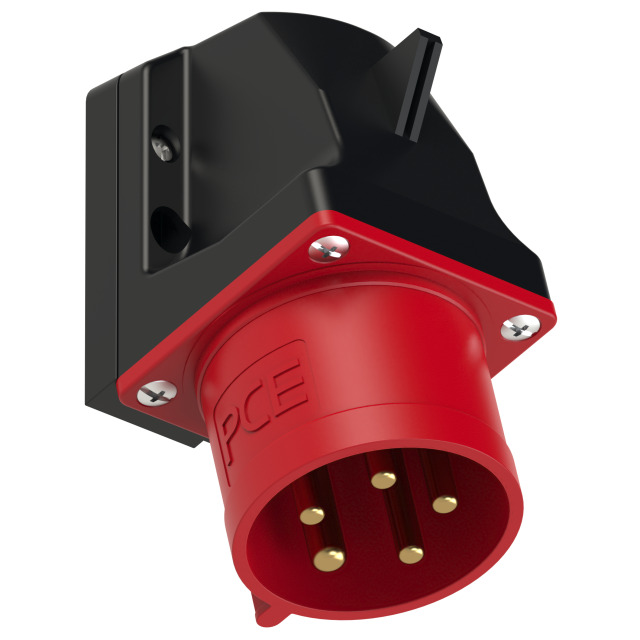 CEE-inlet wall mount 30A 4P5W 6h IP44 UL