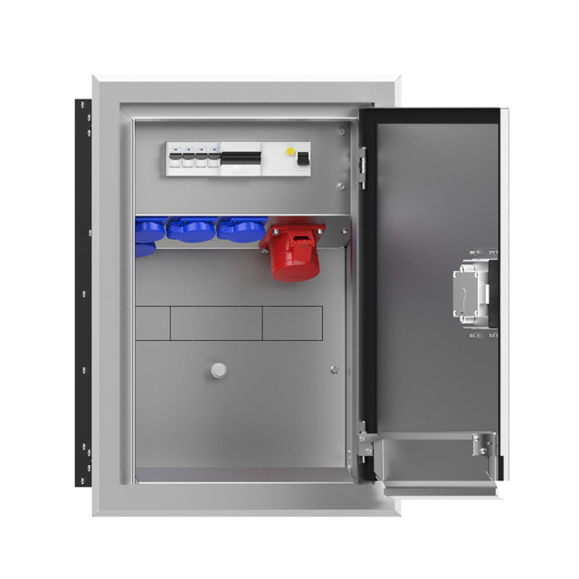 Edelstahl-Unterputzverteiler EV M-EUV2 32/100-0-4/V1-DE