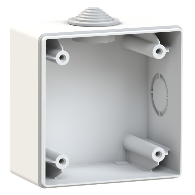 housing surface socket incl. screws