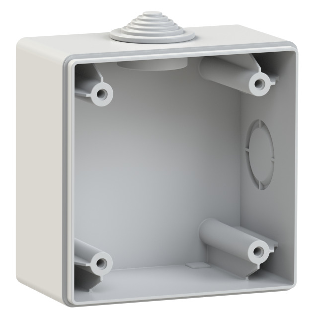 housing surface socket incl. screws