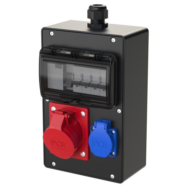 Distribution box rubber wall mounted Traunsee BV 16/5 SSD M25oBVu VC Ea v