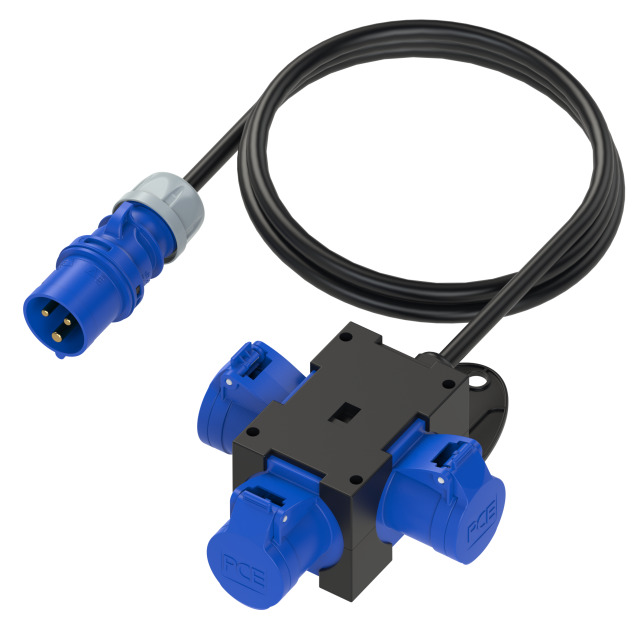 Distribution box plastic mobile ST.ANTON 3x16/3 1.5m3G1.5H07St16/3 m.B. IP44