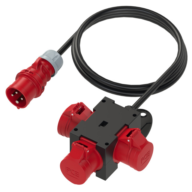 Distribution box plastic mobile ST.ANTON 3x16/4 1.5m4G1.5H07St16/4 m.B. IP44