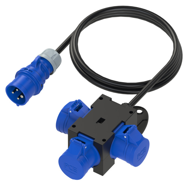 Distribution box plastic mobile ST.ANTON 3x16/4 9h 1.5m4G1.5H07St/16 m.B IP44