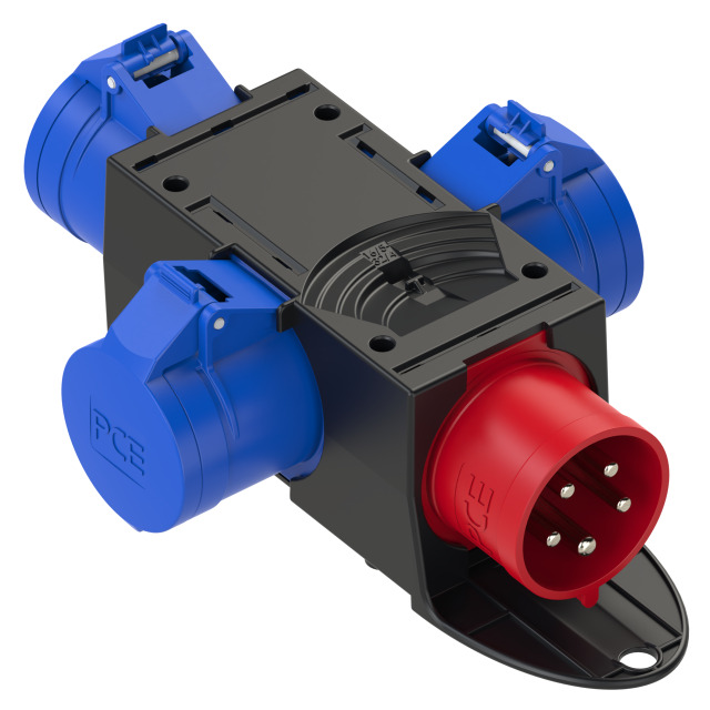 Distribution box plastic mobile ST.ANTON 4F 3x32/3 GS32/5 m.B IP44