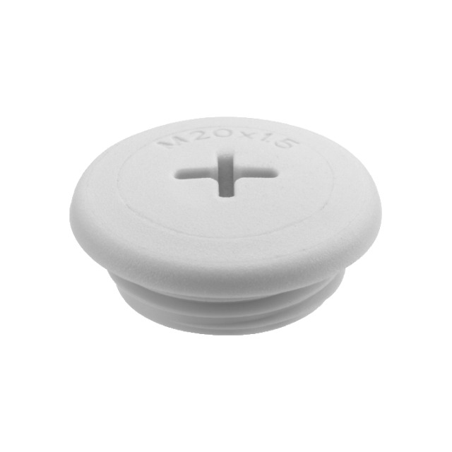 Blind screw fitting M32x1,5 grey IP54