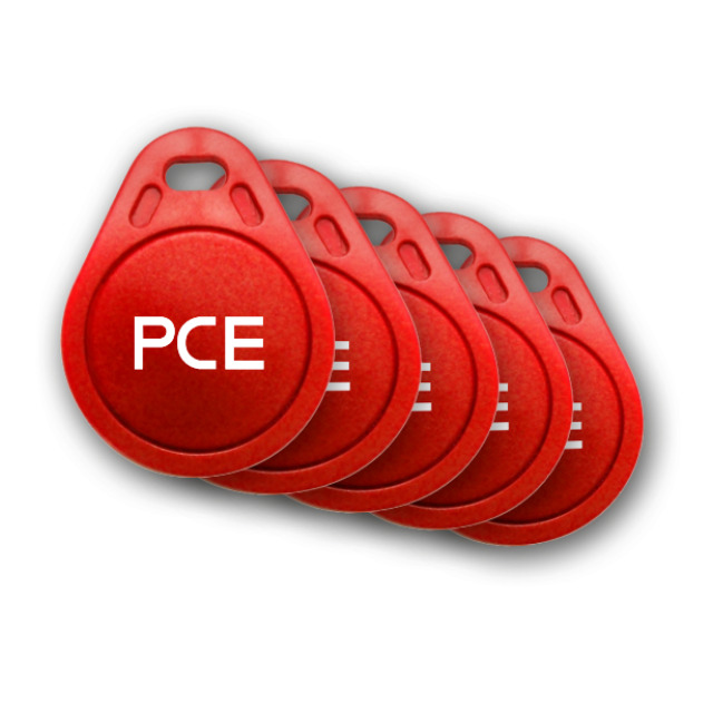 RFID key fob chip (5 pack) with PCE Logo