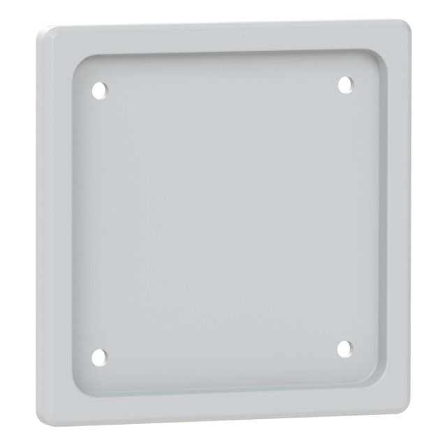 Blindflansch für Designsteckdosengehäuse (grau)